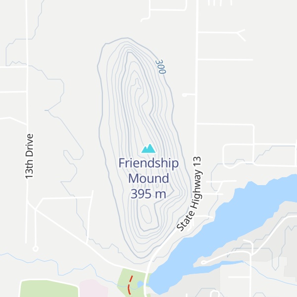 Map of Friendship Mound