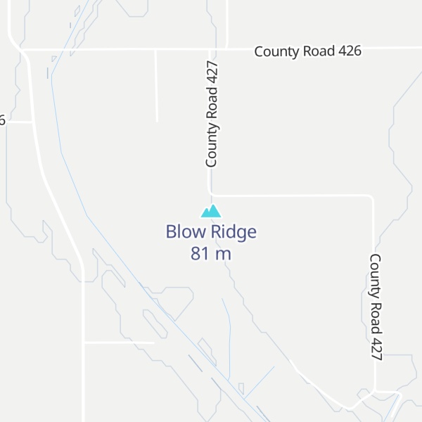 Map of Blow Ridge