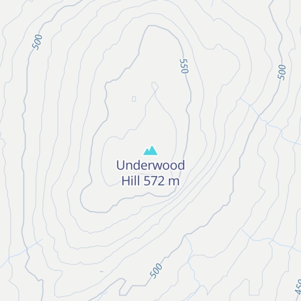 Map of Underwood Hill
