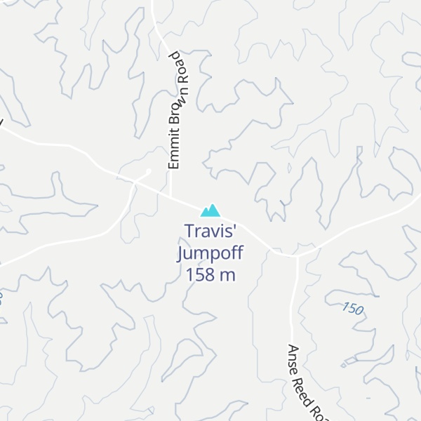 Map of Travis' Jumpoff