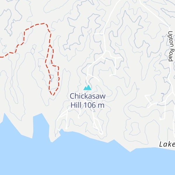 Map of Chickasaw Hill