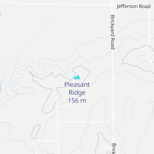 Map of Pleasant Ridge