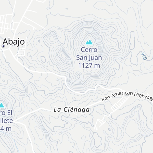 Map of Cerro Colorado