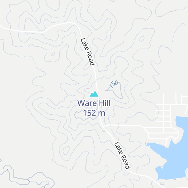 Map of Ware Hill
