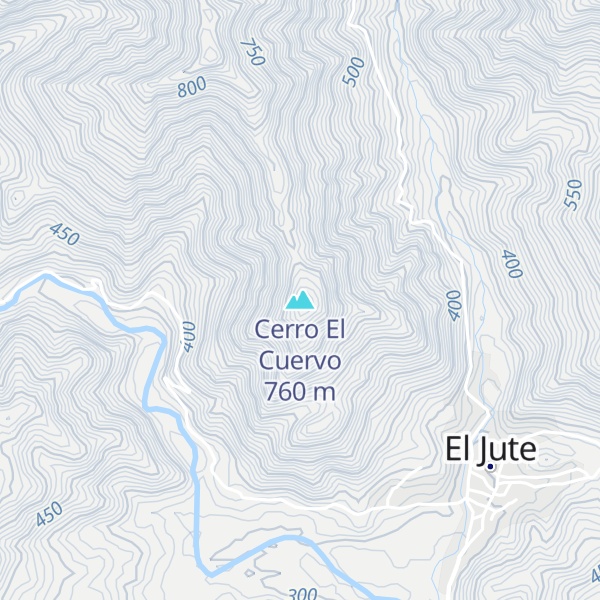 Map of Cerro El Cuervo
