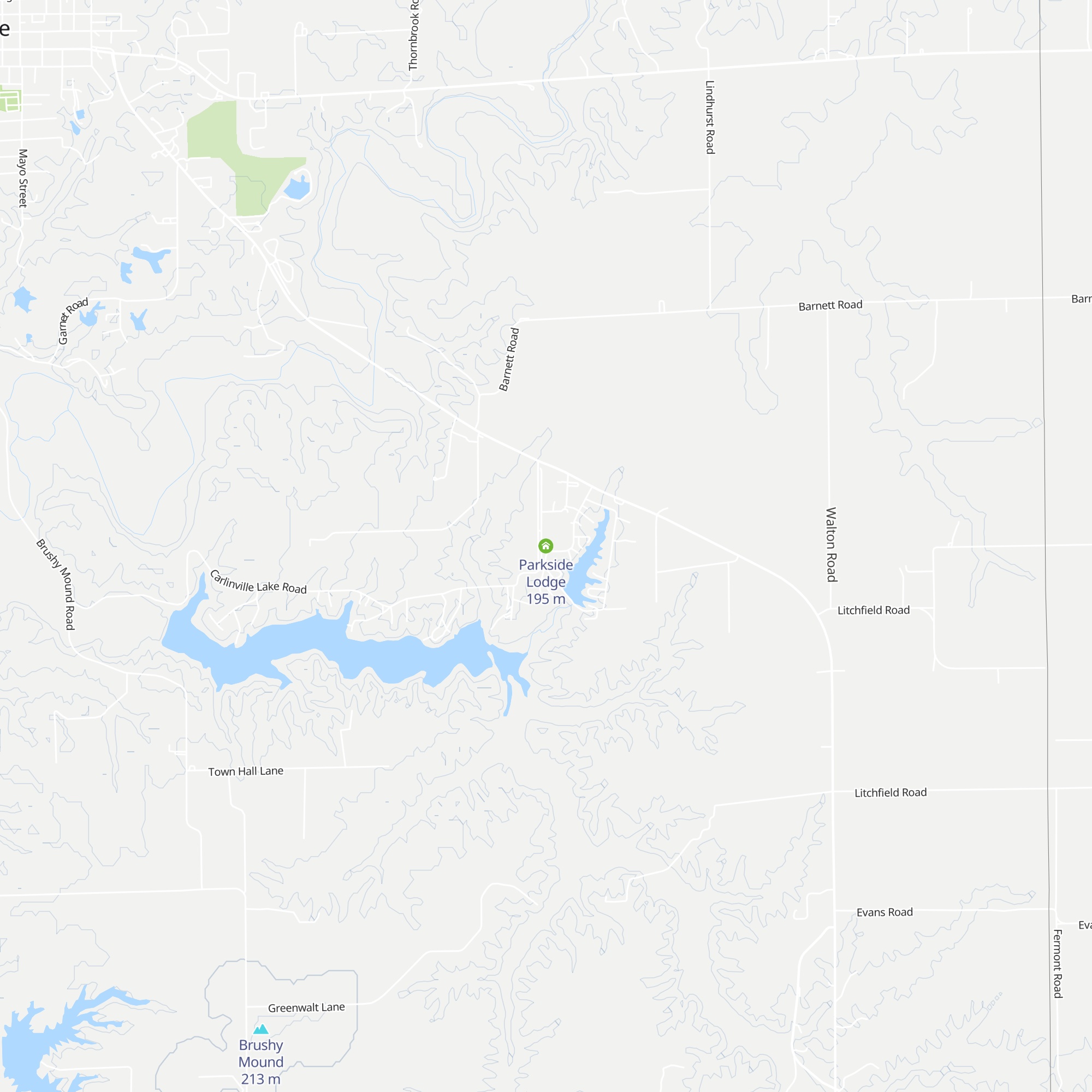 Parkside Lodge map