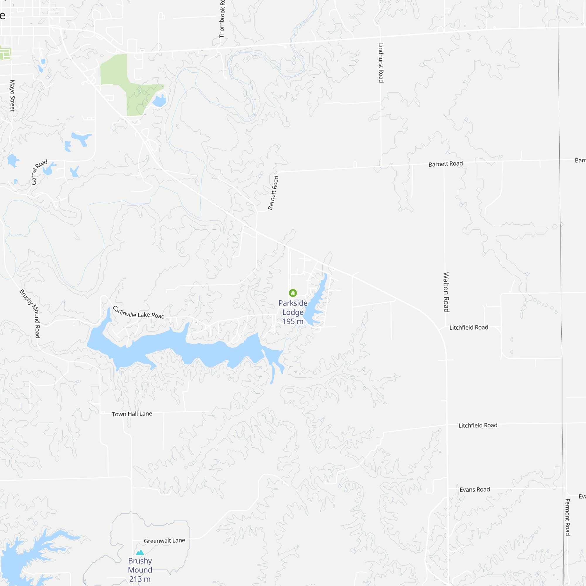 Parkside Lodge map