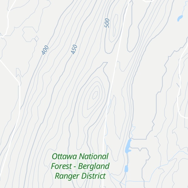 Map of Porcupine Peak