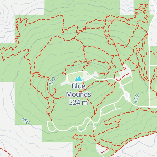 Map of Blue Mounds