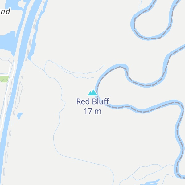 Map of Red Bluff
