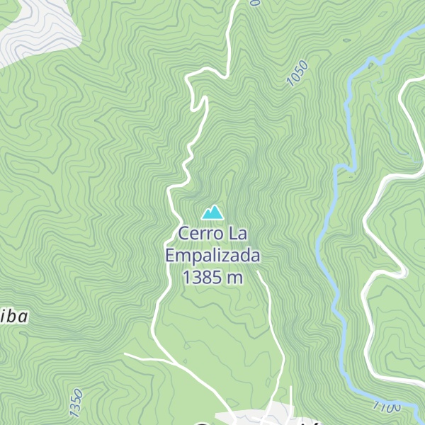 Map of Cerro La Empalizada