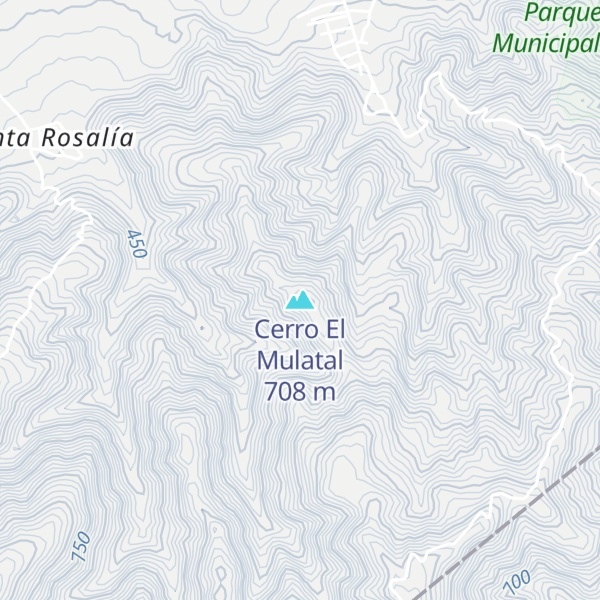 Map of Cerro El Mulatal