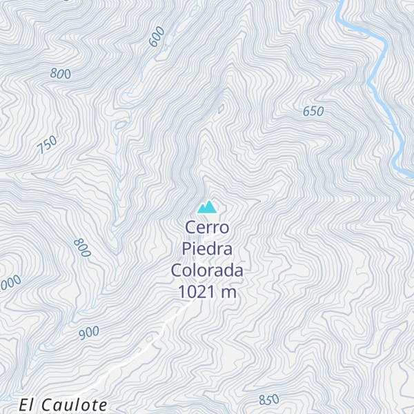 Map of Cerro Piedra Colorada