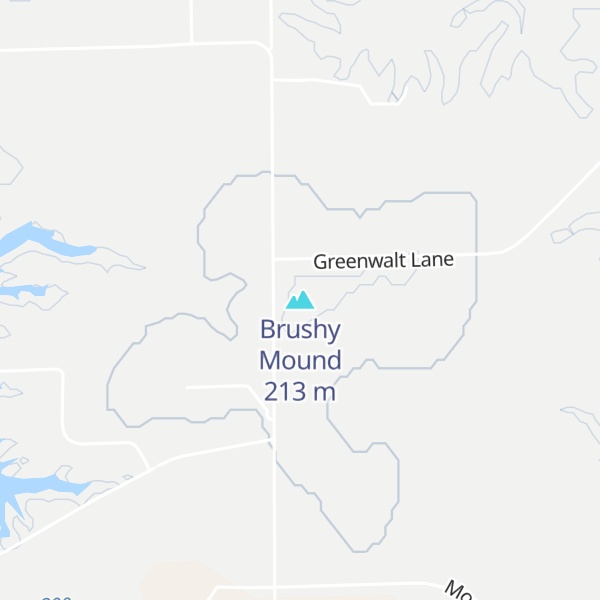 Map of Brushy Mound