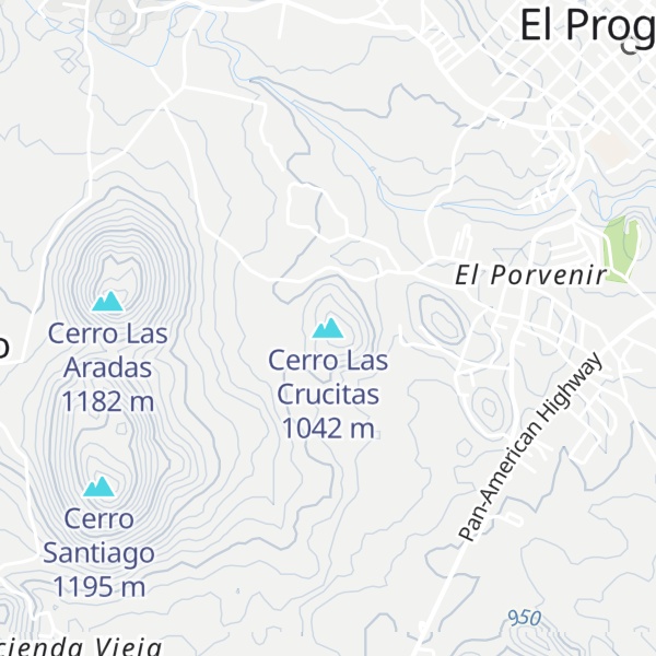 Map of Cerro Las Crucitas