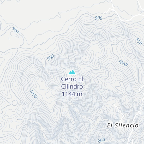 Map of Cerro El Cilindro
