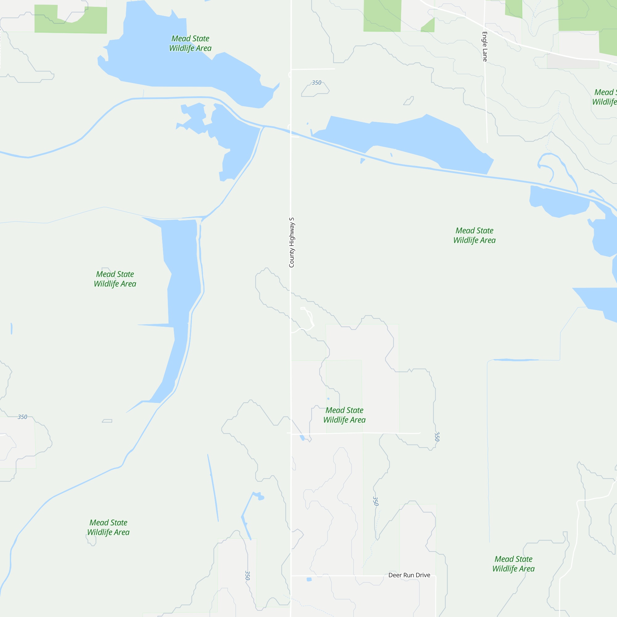 Mead Wildlife Area Education & Visitor Center map