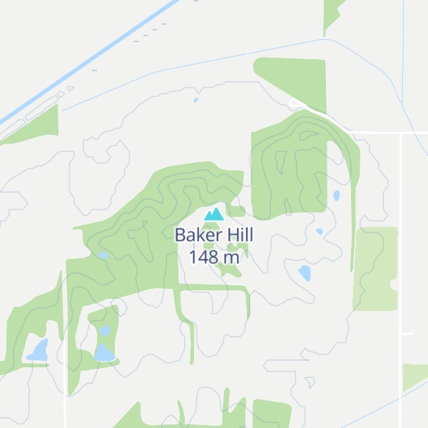 Map of Baker Hill