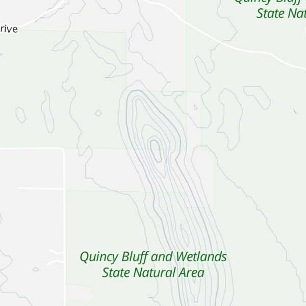 Map of Quincy Bluff