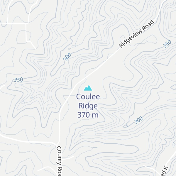 Map of Coulee Ridge