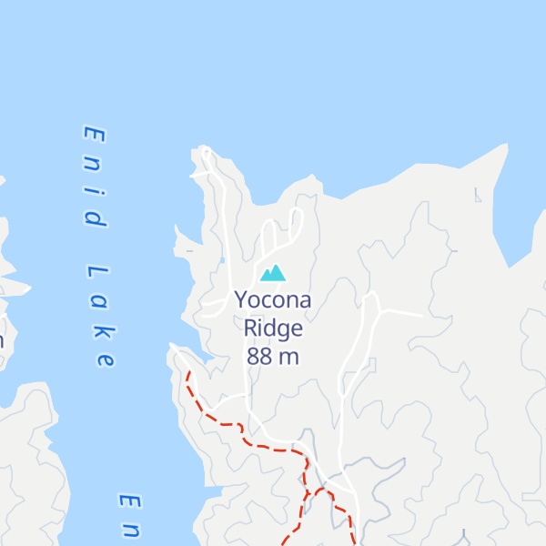 Map of Yocona Ridge
