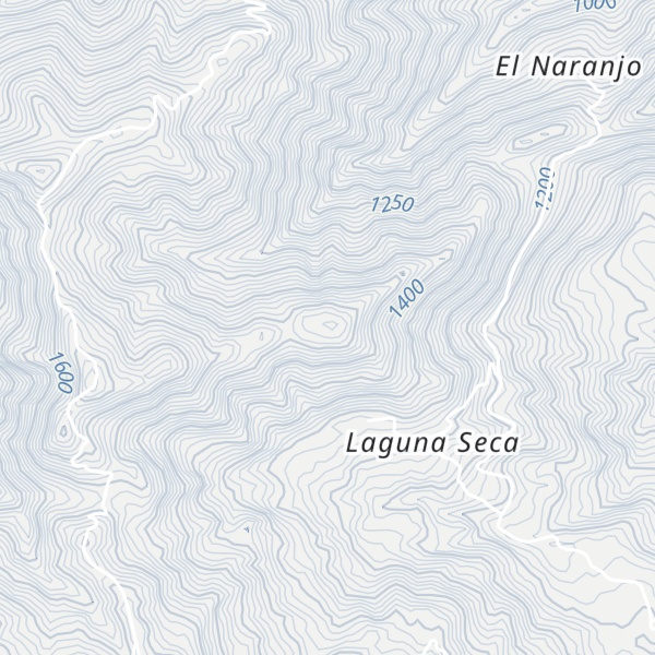 Map of Cerro La Burrera
