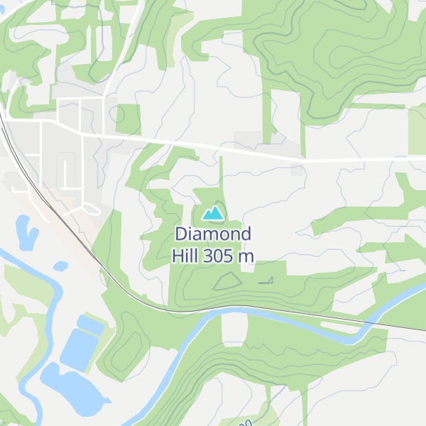 Map of Diamond Hill