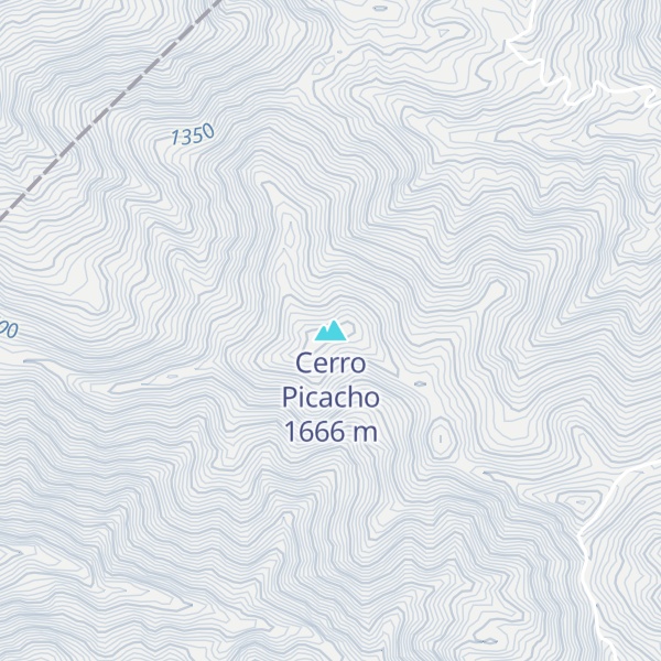 Map of Cerro Picacho