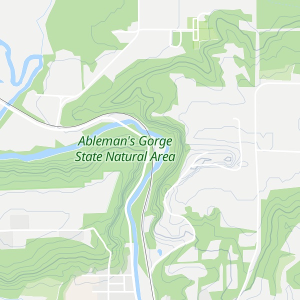Map of Van Hise Rock