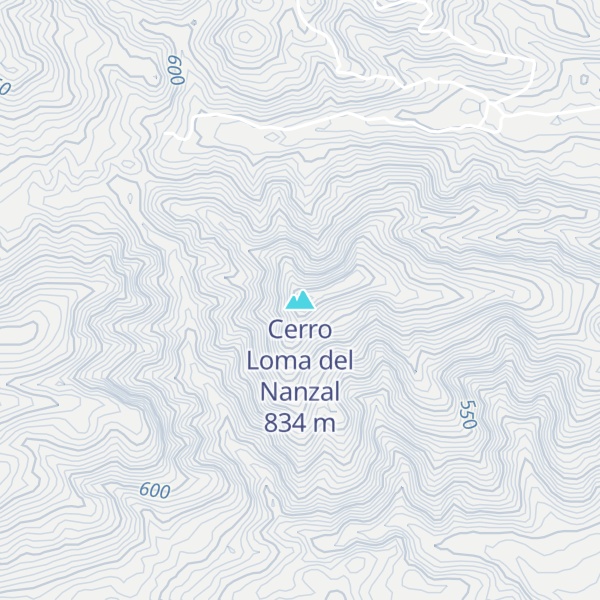 Map of Cerro Loma del Nanzal