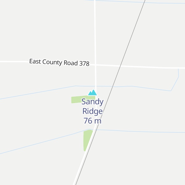 Map of Sandy Ridge