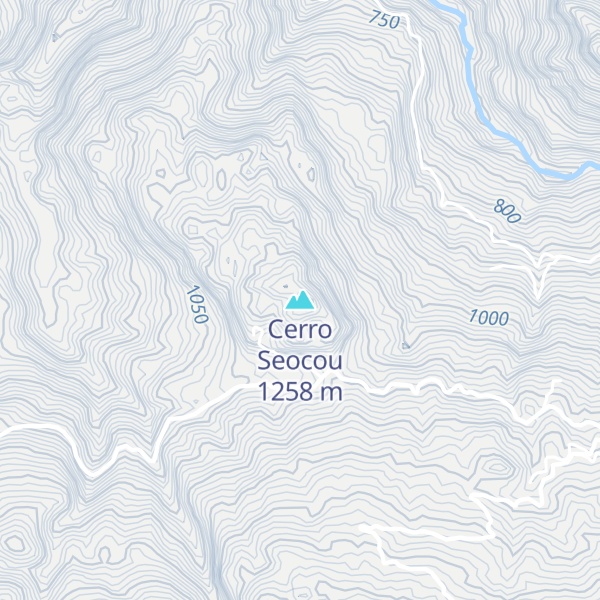 Map of Cerro Seocou