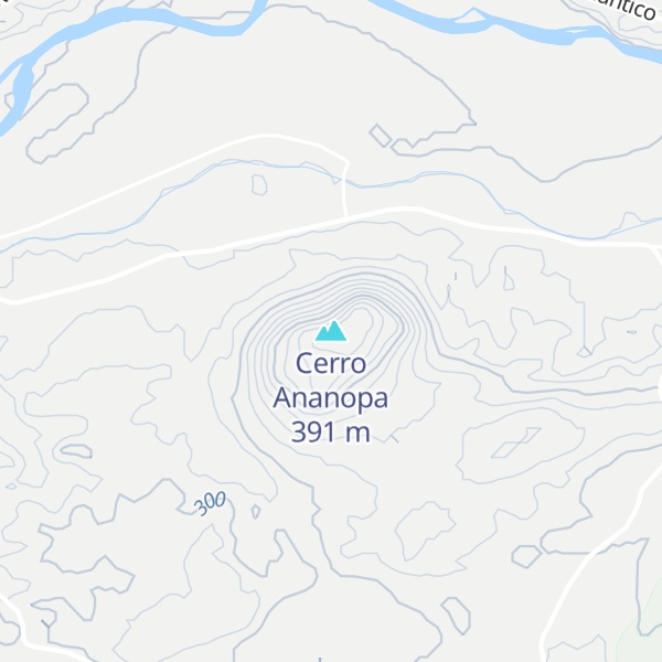 Map of Cerro Ananopa