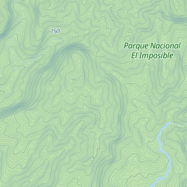Map of Cerro El León