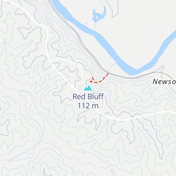 Map of Red Bluff
