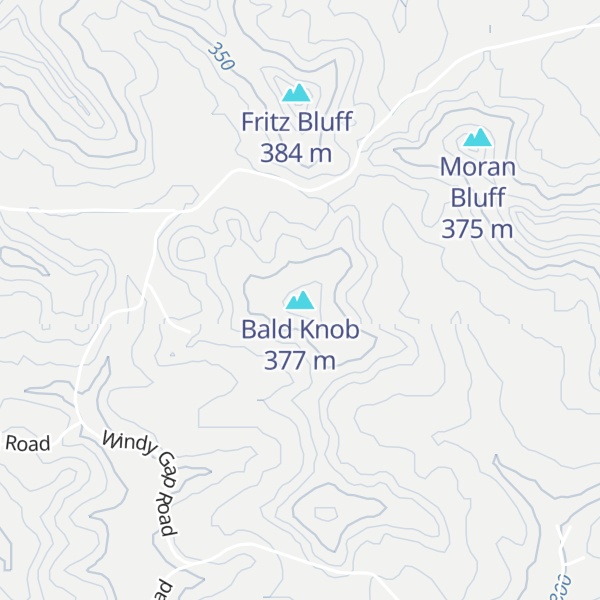 Map of Bald Knob