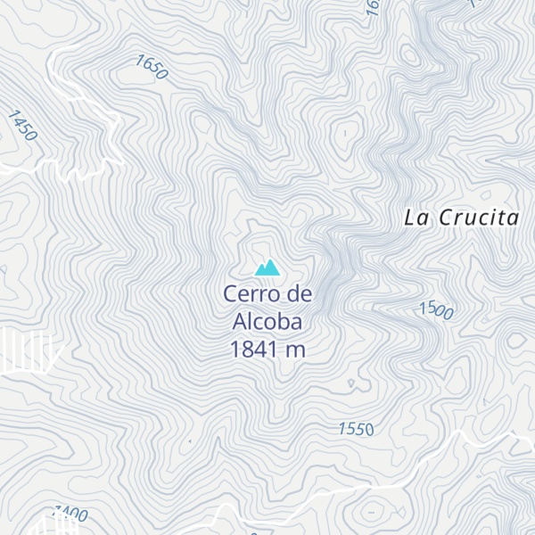 Map of Cerro de Alcoba