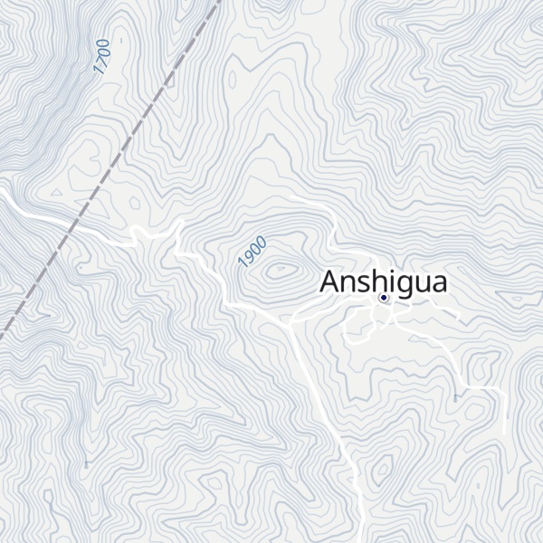 Map of Cerro Anshigua