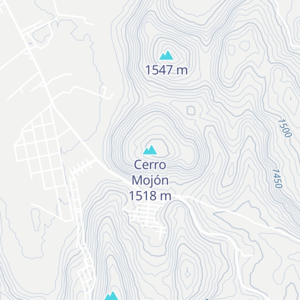 Map of Cerro Mojón