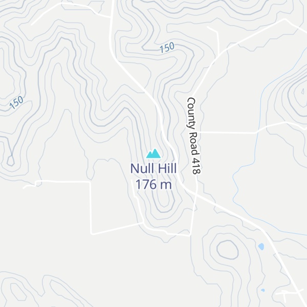 Map of Null Hill