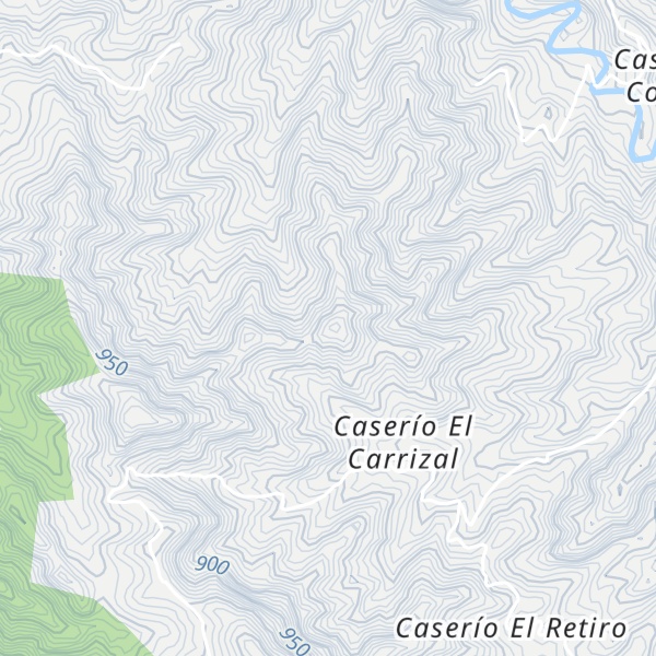 Map of Cerro El Carrizal