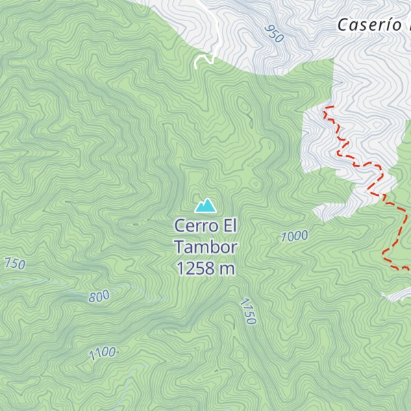 Map of Cerro El Tambor