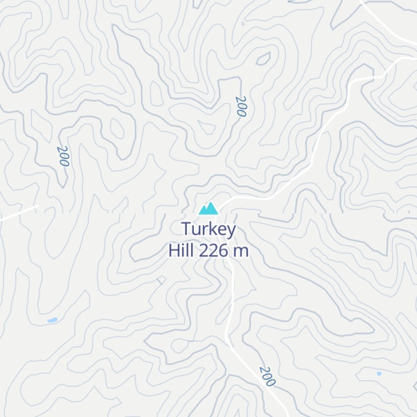 Map of Turkey Hill