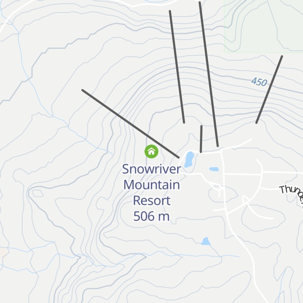 Map of Snowriver Mountain Resort