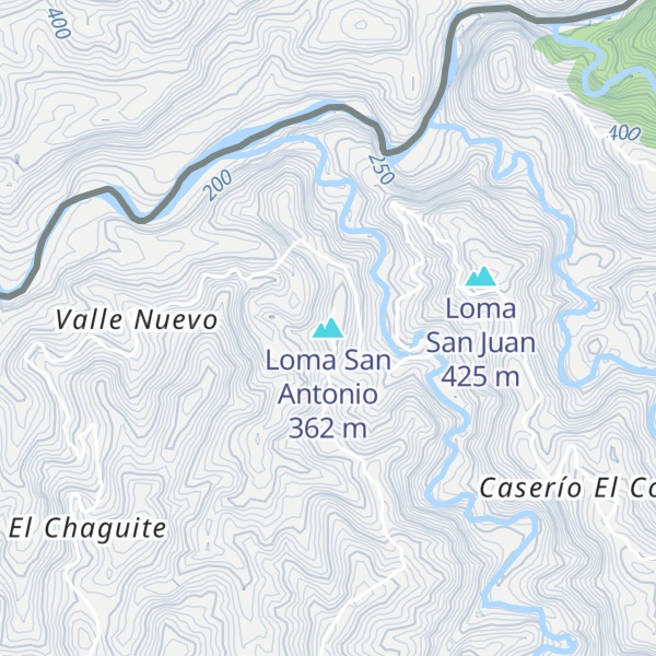 Map of Loma San Antonio