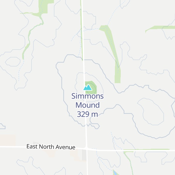 Map of Simmons Mound