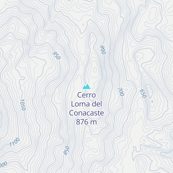 Map of Cerro Loma del Conacaste