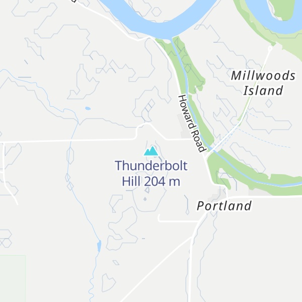 Map of Thunderbolt Hill