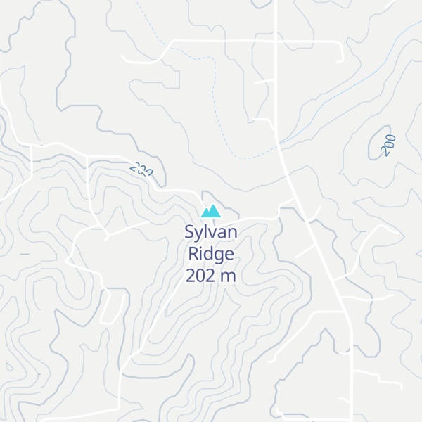 Map of Sylvan Ridge