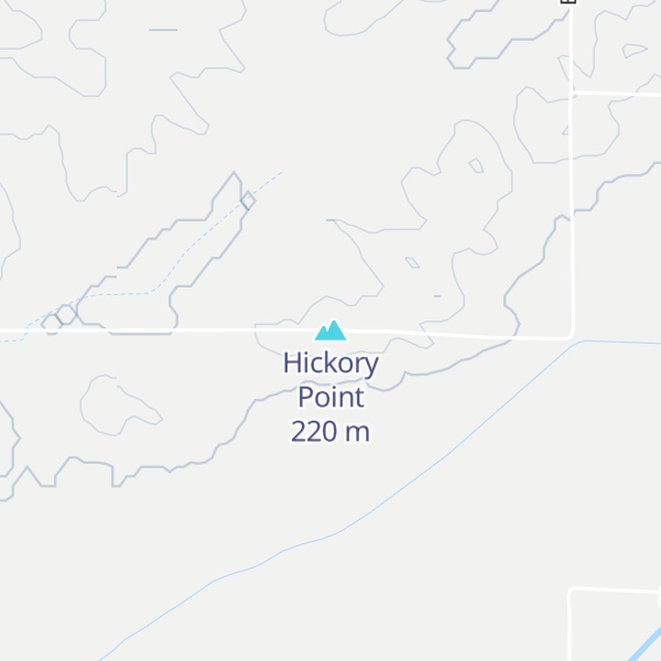 Map of Hickory Point